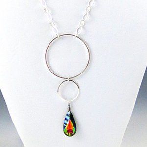 Crystal and Sterling Silver Necklace